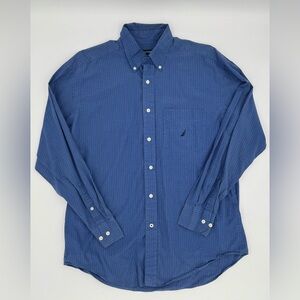Nautica Men's Navy Button Down Shirt